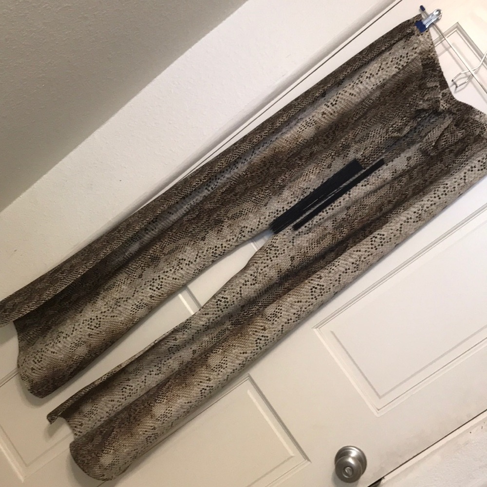 “Muche et muchette” wise leg cheetah print pants